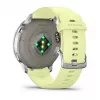 Garmin Venu 4 45 mm 010-03014-02 reloj inteligente, plata con correa de silicona color limón