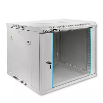 Armario rack QOLTEC 19 pulgadas 9U 600x500x600 montaje en pared o suelo carcasa para servidor
