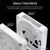 Ventilador Corsair iCUE LINK RX140 MAX RGB 14 cm blanco 2 uds. 300-1600 RPM