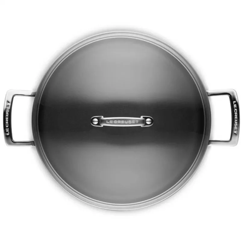 Le Creuset Sauteuse antiadherente reforzada con tapa de cristal 28 cm
