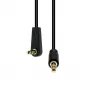 Cable alargador de corriente ProXtend 3 polos en ángulo delgado M3SA-005, 5 m de longitud
