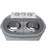 Lavadora de carga superior Camry Premium CR 8052 3 kg gris, blanca