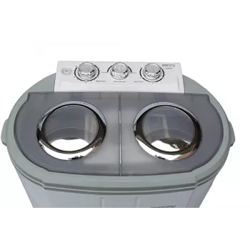 Lavadora de carga superior Camry Premium CR 8052 3 kg gris, blanca