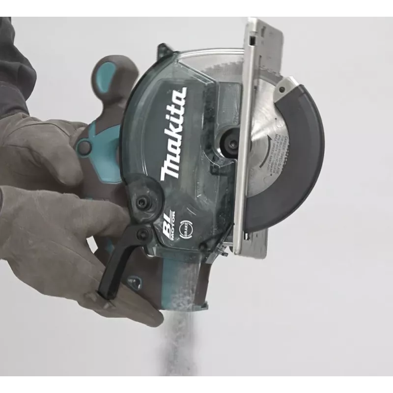 Sierra circular Makita DCS553Z 15 cm negra, azul 4200 rpm