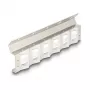 DeLOCK 67040 Soporte Keystone de 12 puertos, inclinable, para rack de 10" o 19" y montaje en pared