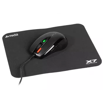 Ratón gaming A4Tech X-7120 USB Type-A ambidiestro 2000 DPI, 3 ms, con cable, negro