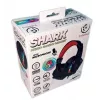 Auriculares estéreo con micrófono Rebeltec SHARK — diseño on-ear con cable