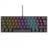 Teclado mecánico RAMPAGE PLOWER K60 con switches Blue y retroiluminación RGB