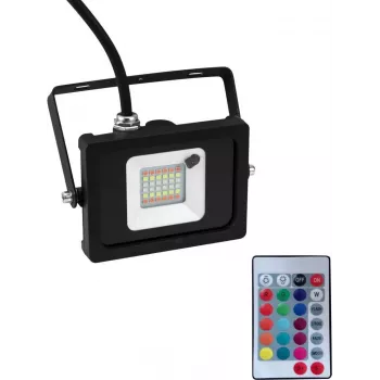 Foco LED EUROLITE FL-10 SMD RGB IP65 10W, foco RGB exterior compacto