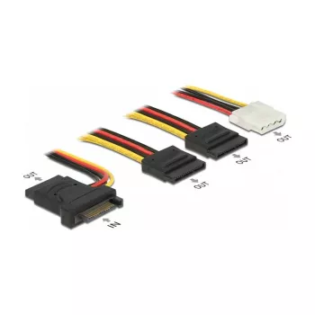 Cable de alimentación interno DeLOCK 60171 0,2 m SATA 15-Pin conector macho