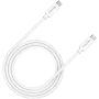 CANYON UC-44, cable, U4-CC-5A1M-E, conjunto de cable USB4 TYPE-C a TYPE-C 40G 1m 5A 240W(ERP) con E-MARK, CE, ROHS, blanco