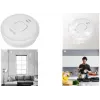 Detector de humo LogiLink Longlife, blanco, con batería de litio, detecta humo y emite una alarma de 85 dB, para techo - 1 unidad (SC0016)