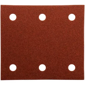 Makita - Papel de lija - para madera, metal, acero, madera barnizada - 10 piezas - rectangular - Grano: P100 - 102 mm x 114 mm (P-33118)