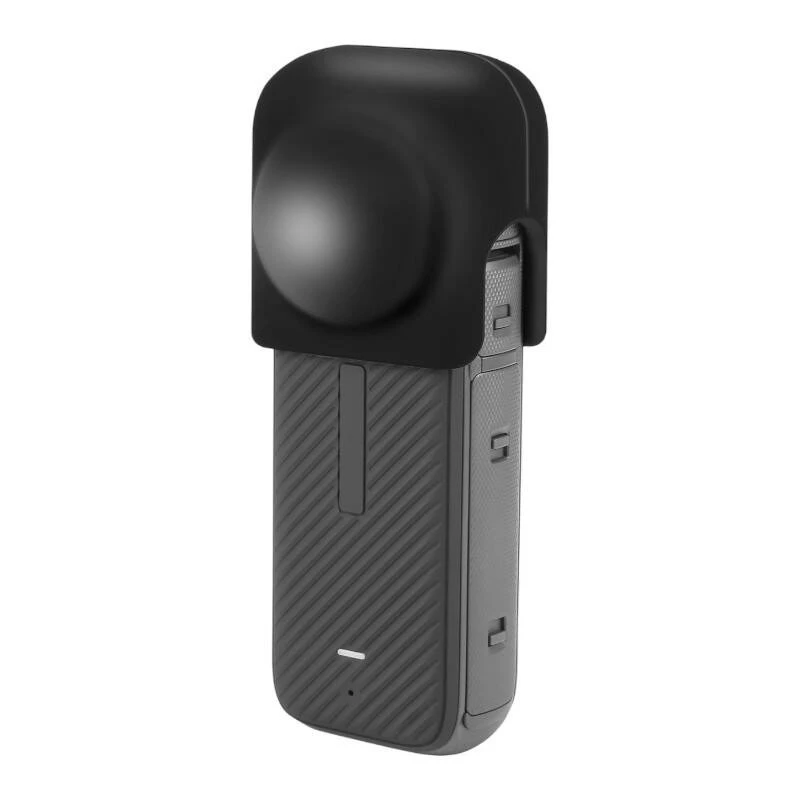 Protector de objetivo de silicona PULUZ para Insta360 X4 / X5 (negro)
