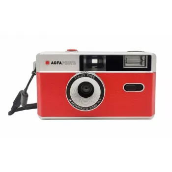 AgfaPhoto 603001 Cámara compacta de película 35 mm Rojo - Plata (603001)