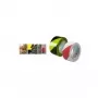 3M Scotch Cinta adhesiva de PVC blando 767i, Rojo-Blanco 50,8 mm x 33 m, especialmente indicada para señalización de peligro (767RW50)