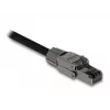 Cable de red DeLOCK conector macho RJ45 Cat.8.1 STP sin herramientas negro