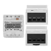 Medidor de energía electrónico trifásico QOLTEC 50900 400V LCD 4P