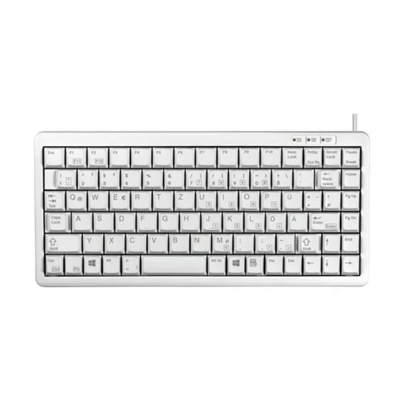Teclado CHERRY Compact, combo (USB + PS/2) de oficina USB + PS/2 QWERTY gris