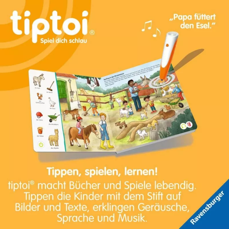 tiptoi Suchen und Entdecken: Meine Tiere, libro educativo