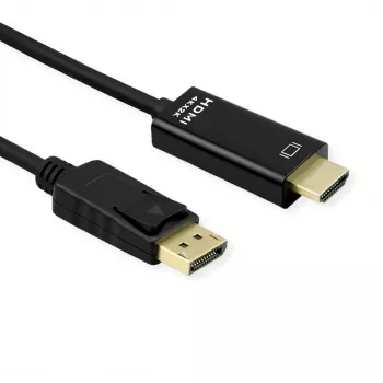 Cable DisplayPort a HDMI ROLINE 11.04.5995-10, 1 m, negro