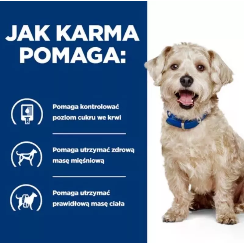 HILL'S Prescription Diet Diabetes Care Pollo - Alimento húmedo para perros - 370 g