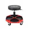 Asiento de taller AWTools regulable en altura con separadores de líneas negros