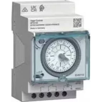 Hager temporizador electromecánico EHN110 sin reserva de marcha temporizador diario 1W 16A 1 (EHN110)