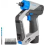 Atornillador a batería Dremel DD12V-S1 12V 2Ah, atornillador manual compacto recargable