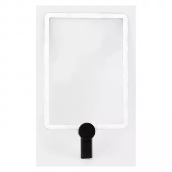 Lupa LED de mano RealPower HL-1, aumento 5×, a pilas (5 V, 1 A)