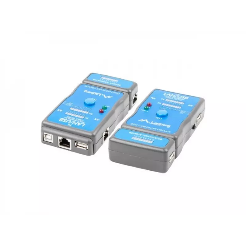 Comprobador de cables de red Lanberg NT-0403 comprobador PoE azul