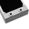 Radiador EK Water Blocks latón cobre acero inoxidable blanco 130x300x44mm