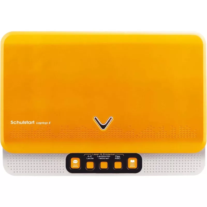 VTech Schulstart Laptop E para niños de 6–8 años, plateado, juguete educativo interactivo