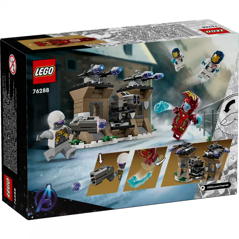 Set de construcción LEGO 76288 Marvel Super Heroes Iron Man Iron Legion con minifigura de soldado HYDRA, modelo construible