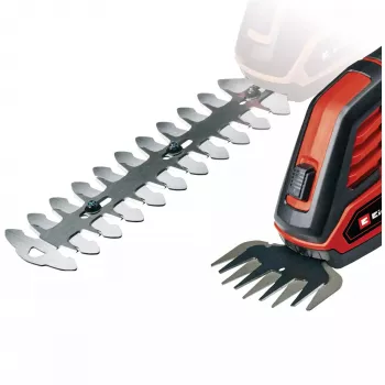 Tijeras para césped y arbustos EINHELL GE-CG 18/100 Li 18 V Li-Ion 2,5 Ah — recortadora inalámbrica, cuchillas 100 mm