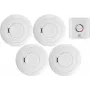 Pack de detectores de humo ei electronics pack de 5, pila fija de 10 años, interconectables