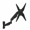 Soporte de pared con resorte de gas para TV MACLEAN MC-784 para televisores de 32–55 pulgadas, inclinación y altura ajustables, carga máx. 21 kg, montaje en pared, negro