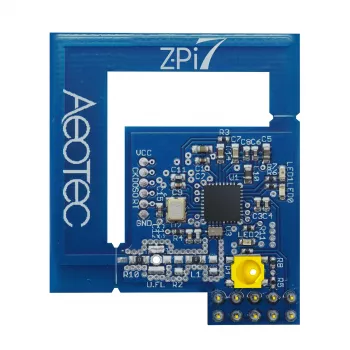Interfaz USB Z-Wave Plus AEOTEC Z-Pi 7 (AEOEZWA025) — controlador Z-Wave para integración con Raspberry Pi