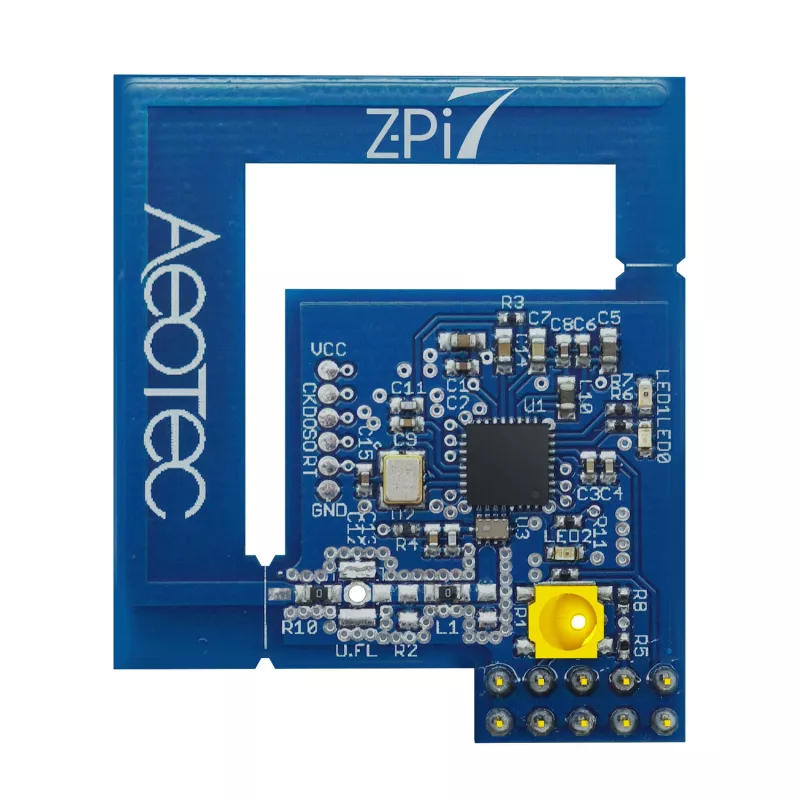 Interfaz USB Z-Wave Plus AEOTEC Z-Pi 7 (AEOEZWA025) — controlador Z-Wave para integración con Raspberry Pi