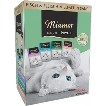 Miamor Ragout Royale Adult Mix en salsa 12x100 g bandeja