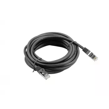 Cable de red Lanberg Cat6 RJ-45 a RJ-45 PCF6-10CC-0500-BK, 5 m, F/UTP, 250 MHz, negro