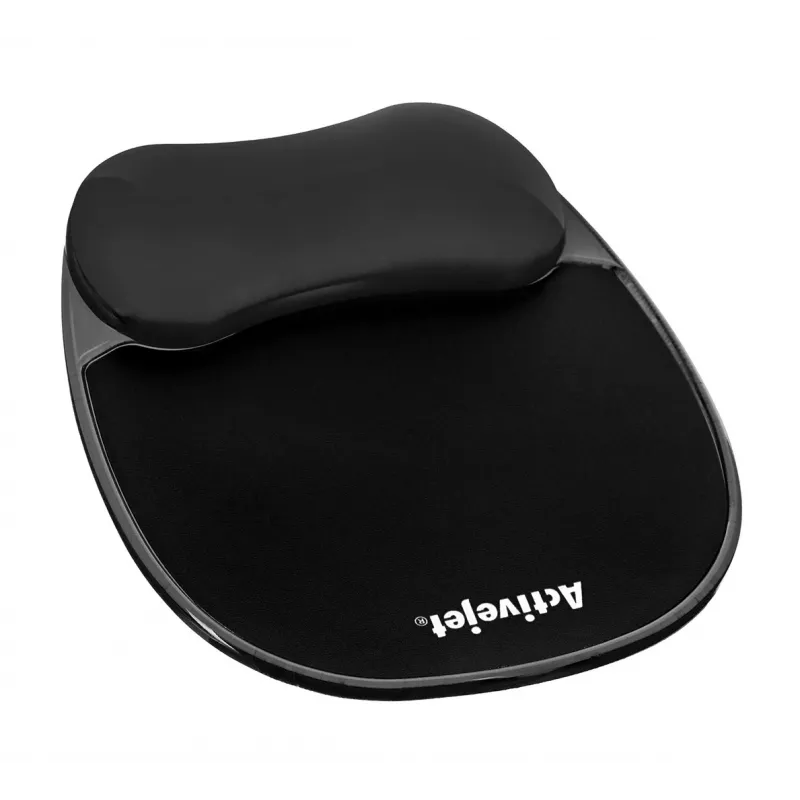 Activejet alfombrilla de gel para ratón, negra