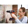 BLACK & DECKER | Taladro atornillador a batería con batería de 2,0 Ah / 4,0 Ah | BCD003MEM2K-QW | 18 V | 2,0/4,0 Ah | litio