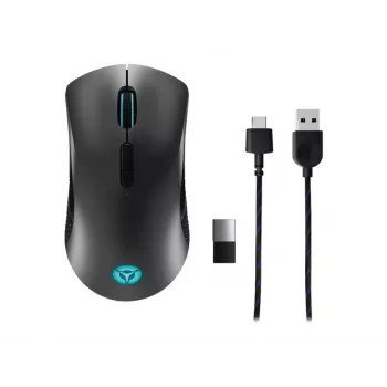 Ratón gaming inalámbrico Lenovo Legion M600 ambidiestro RF inalámbrico + Bluetooth + USB Type-A óptico 16000 DPI