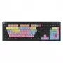 Logickeyboard ASTRA 2 USB AZERTY inglés teclado de tamaño completo negro