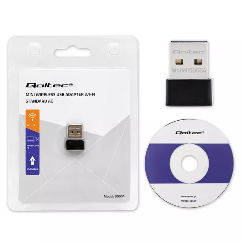 Adaptador mini USB inalámbrico ultra rápido