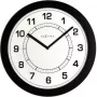 NeXtime Reloj 3045zw Super Slim, Ø28 cm, pared, negro