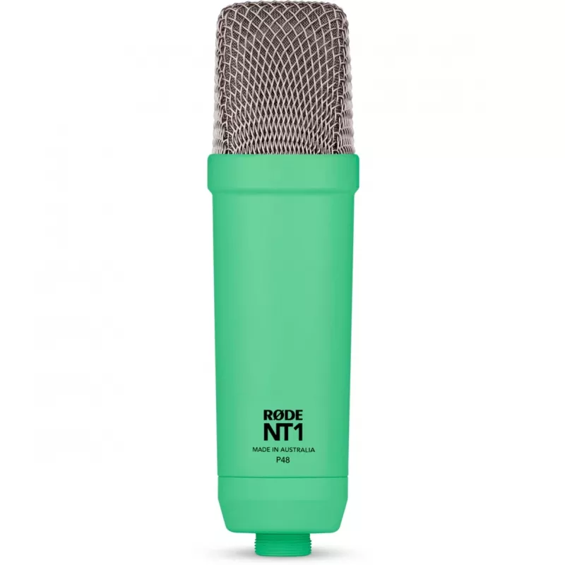 NT1 Signature +cable XLR+brazo de estudio de sobremesa, micrófono verde claro, pack