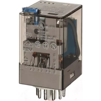 Relé industrial enchufable Finder 3Wf.Fas. 90.73/112 60.13.9.024.0070 (601390240070)
