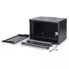 DIGITUS SOHO Pro DN-49203-SET 19" 7U set de red para montaje en pared con accesorios, 540 x 400 mm, negro